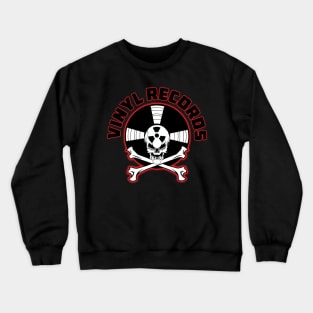 Vinyl Skull Crewneck Sweatshirt